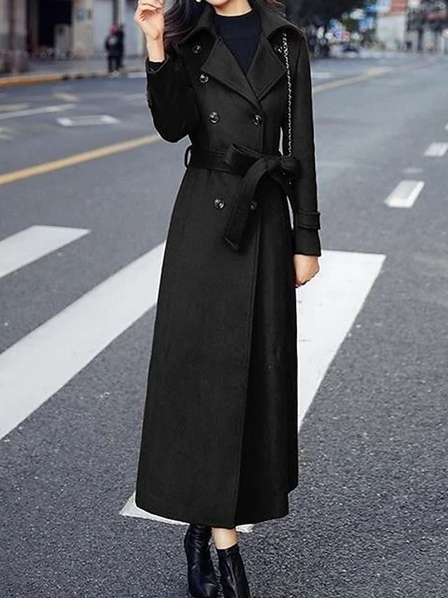 Lune London | Long Coat with Belt for Women Ideal for Winter