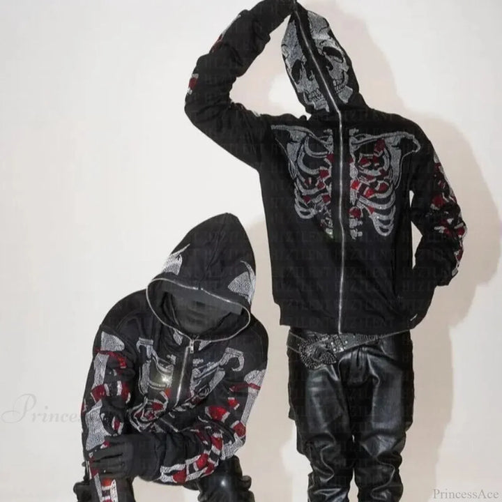 Lune London | Butterfly Skeleton Zip Jacket