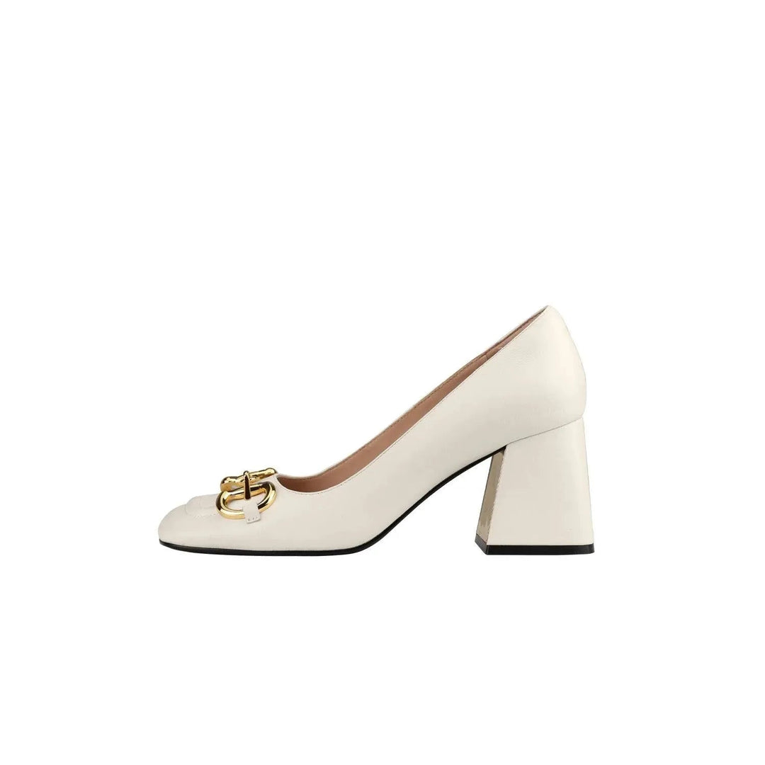 Lune London | Women's Retro Shoes with High Heels and Buckle - Timeless Elegance and Style