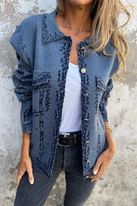 Lune London | Revers Metal Buckle Casual Loose Jacket