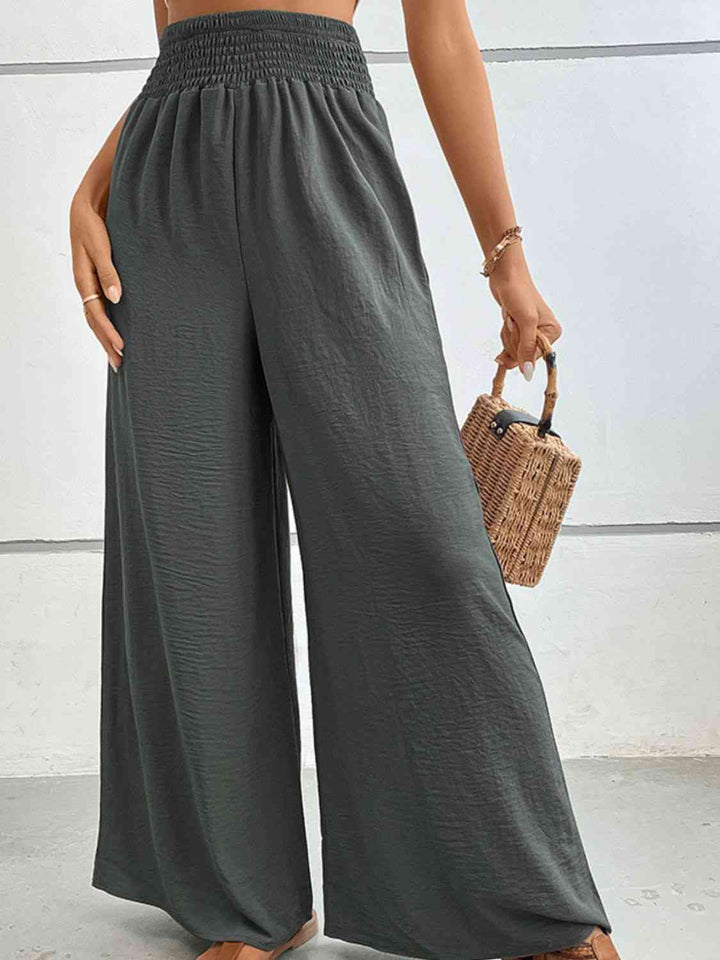 Lune London | Pantalon large avec jambe ample et coupe décontractée