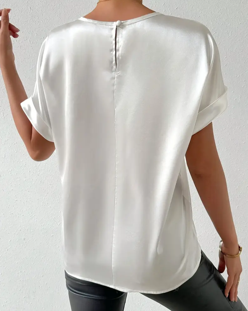 Lune London | T-Shirt Round Neck Satin Smooth
