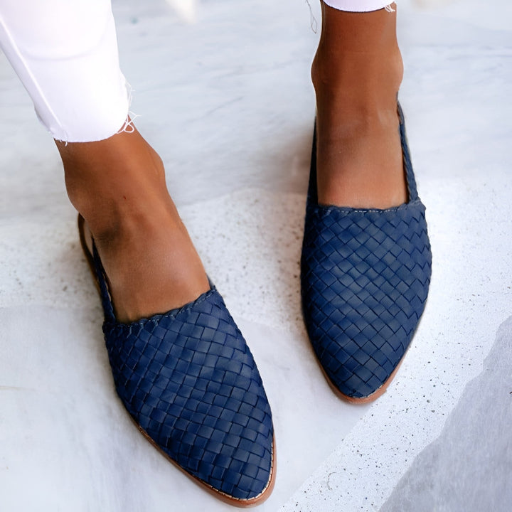 Chic und Stil | Elegant Orthopedic Braided Sandals