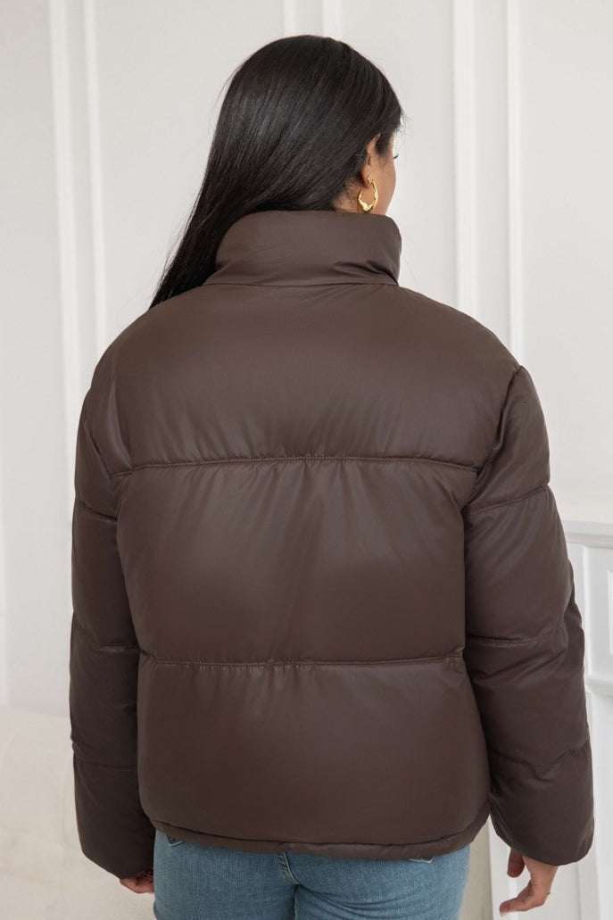 Lune London | Stand-collar puffer coat