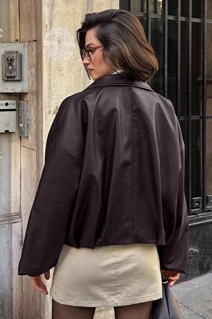 Lune London | Retro Biker Leather Jacket