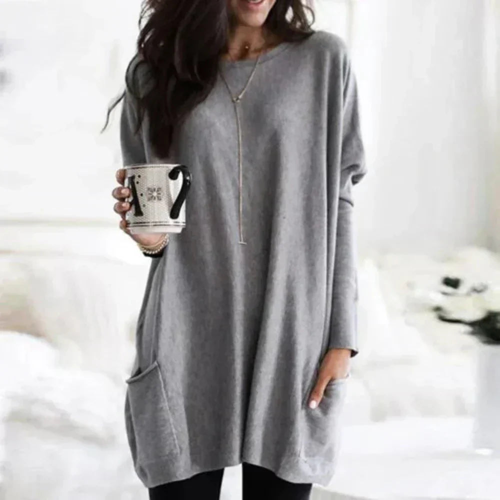 Lune London | Casual Long Sleeve Long Sweater