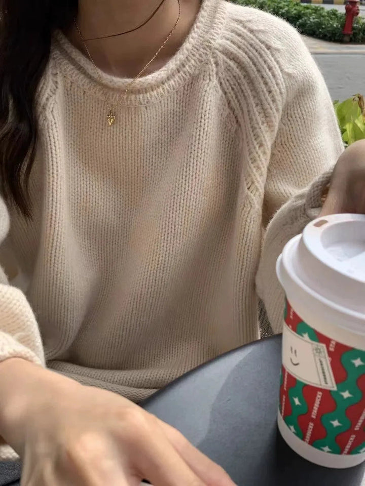 Lune London | Cozy oversized knit sweater for casual comfort