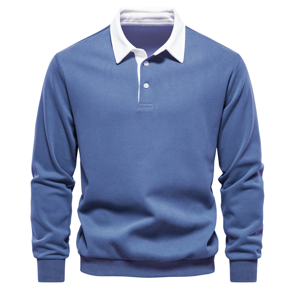 Lune London | Long sleeve polo collar sweatshirt