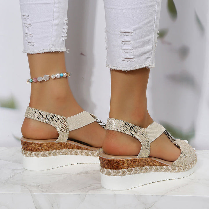 Lune London | Summer Leather Wedge Sandals