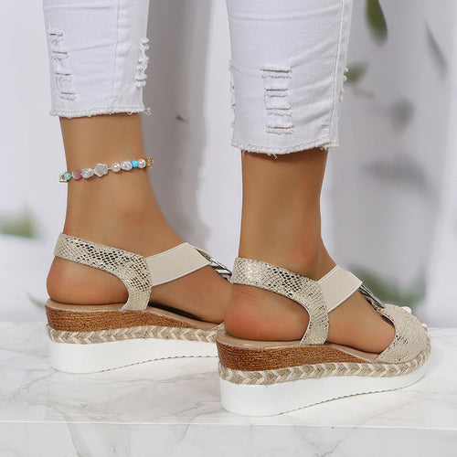 Lune London | Summer Leather Wedge Sandals