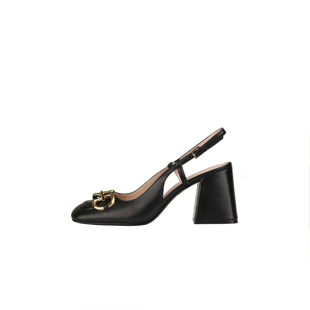 Lune London | Women's Retro Shoes with High Heels and Buckle - Timeless Elegance and Style