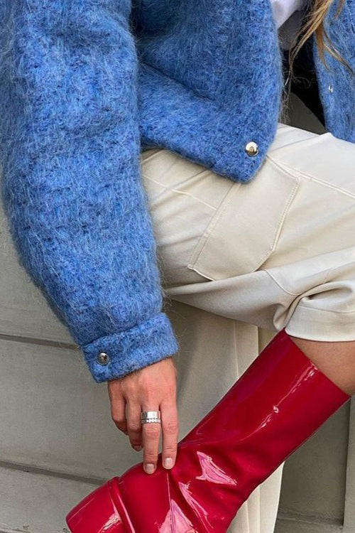 Lune London | Sleeve Blue Wool Jacket