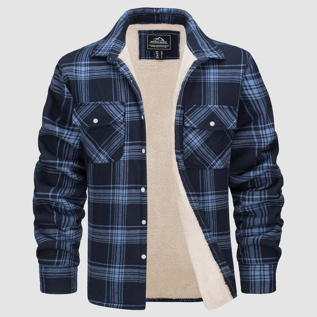 Lune London | Plaid fleece-lined jacket