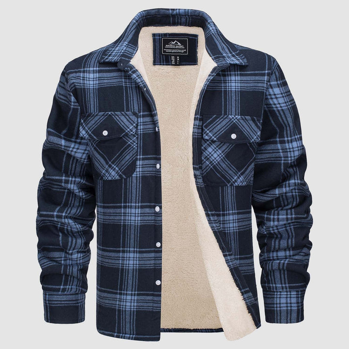 Lune London | Plaid fleece-lined jacket