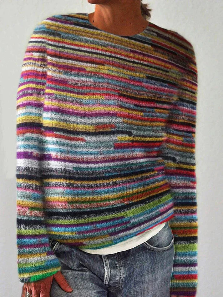 Lune London - Unique striped long sleeve sweater