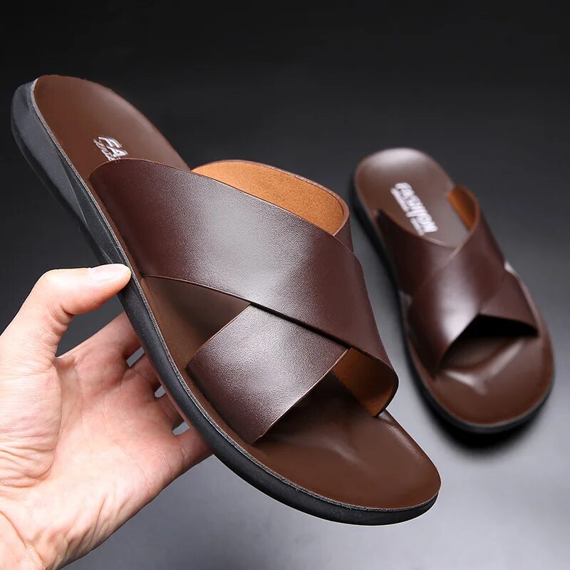 Lune London | Comfortable Non-Slip Leather Sandals