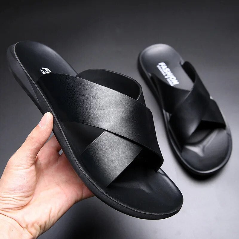 Lune London | Comfortable Non-Slip Leather Sandals