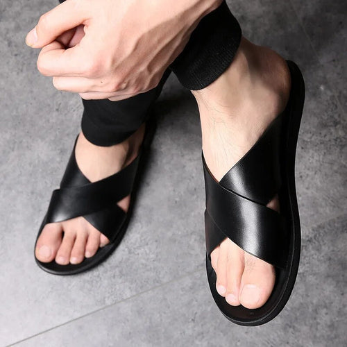 Lune London | Comfortable Non-Slip Leather Sandals