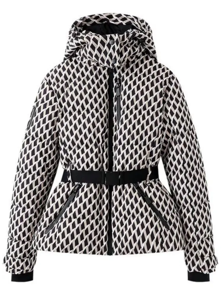 Lune London | Ski Jacket Quilted Puffer Waterproof with Belt and Hood