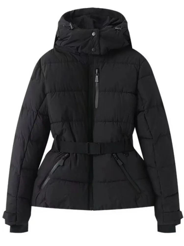 Lune London | Ski Jacket Quilted Puffer Waterproof with Belt and Hood