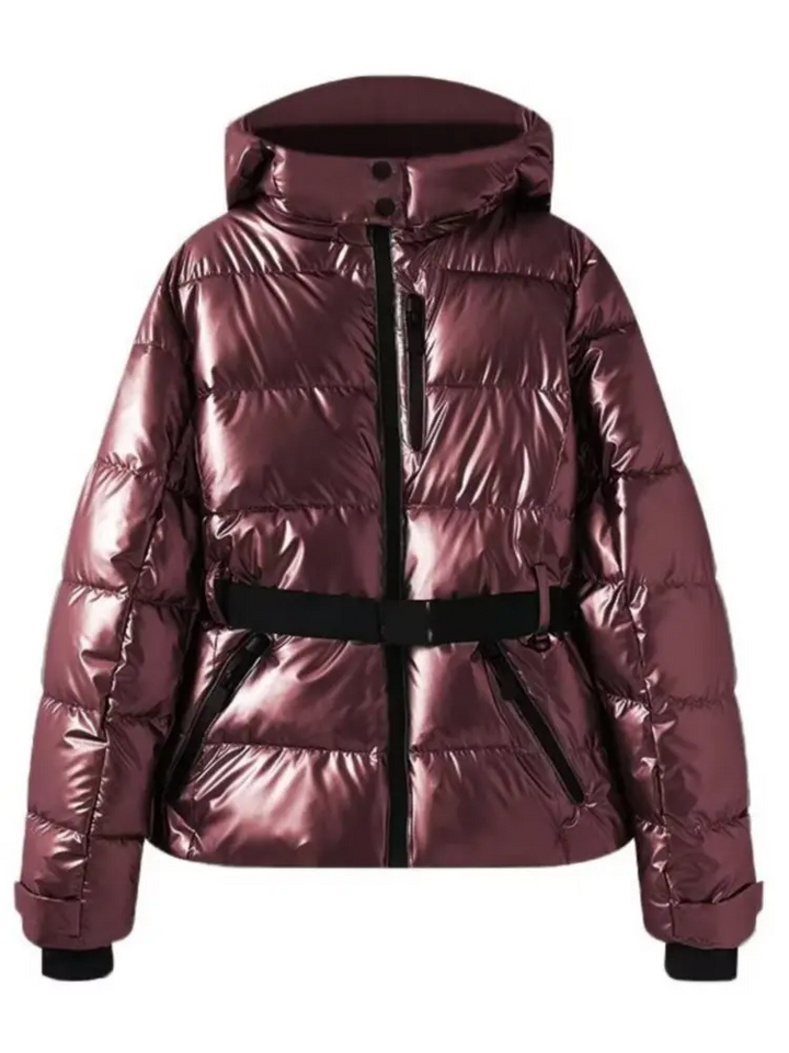 Lune London | Ski Jacket Quilted Puffer Waterproof with Belt and Hood