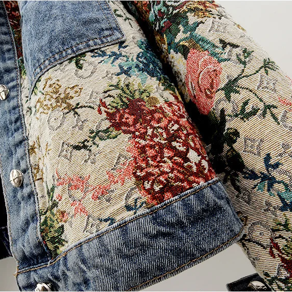 Lune London | Floral Denim Jacket for Women July