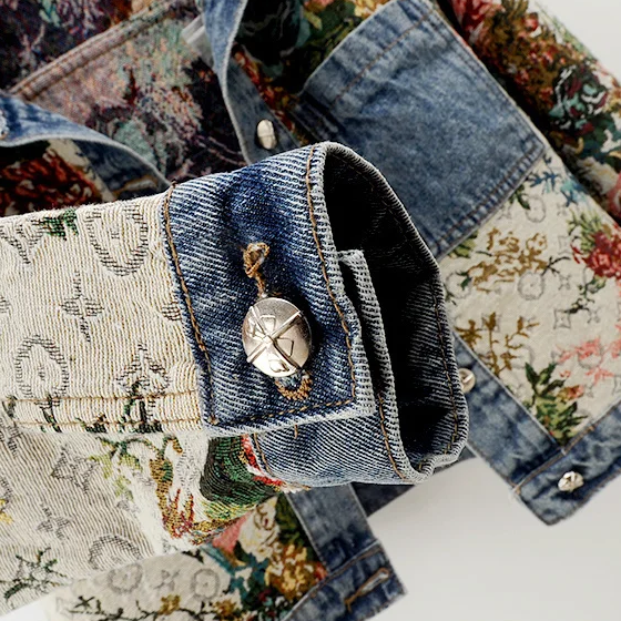 Lune London | Floral Denim Jacket for Women July