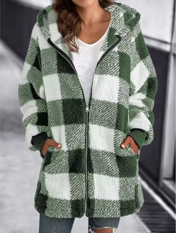 Lune London | Oversized Check Coat Plus Size