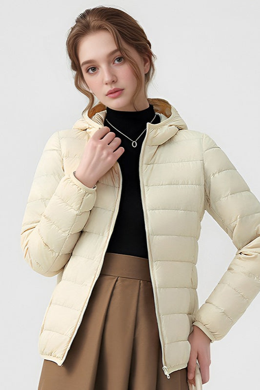 Lune London | Slim Fit Hooded Puffer Jacket