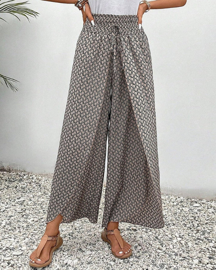 Lune London | Women's Trousers with Geometric Print
