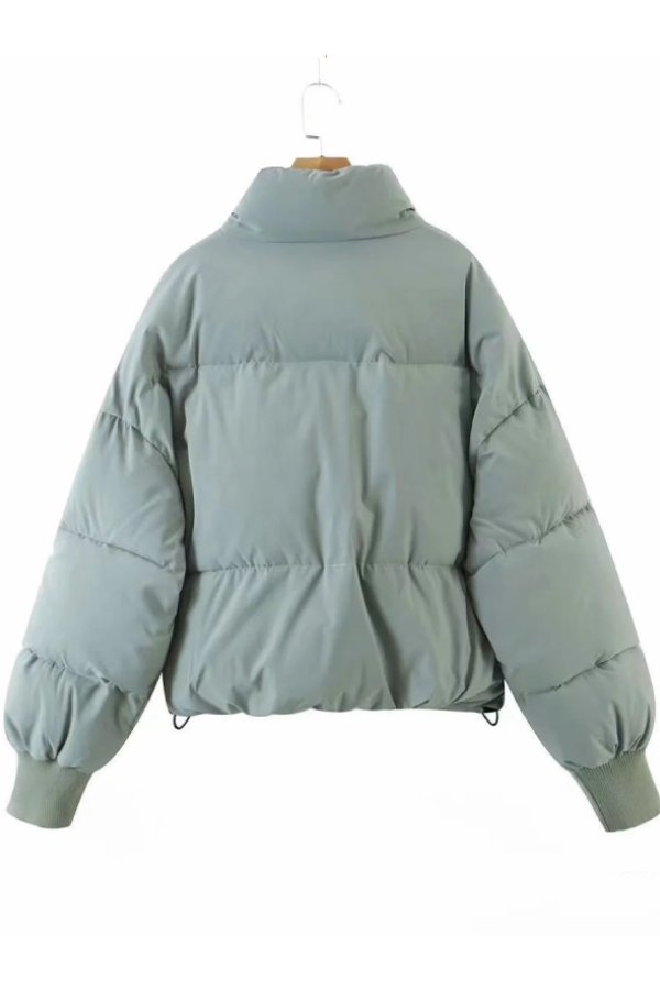 Lune London | Collars Zipper Pocket Thick Warm Cotton Jacket