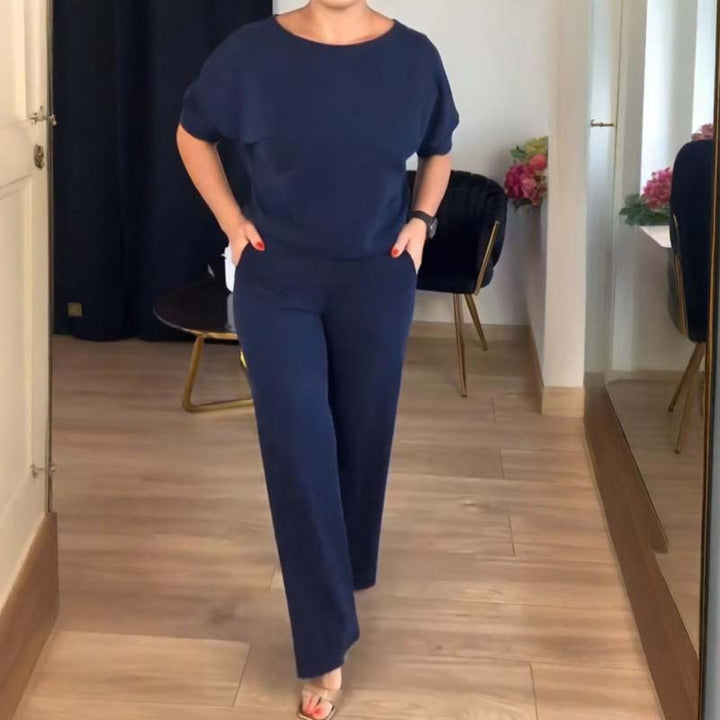 Lune London | Stylish 3-piece set consisting of a long cardigan, top and trousers