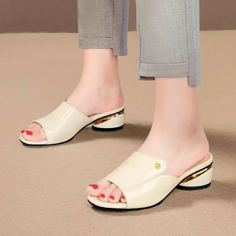 Lune London | Elegant Slides with Glossy Finish