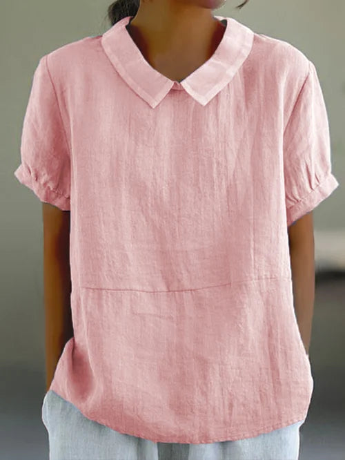 Lune London | Soft Cotton Linen Blouse for Women