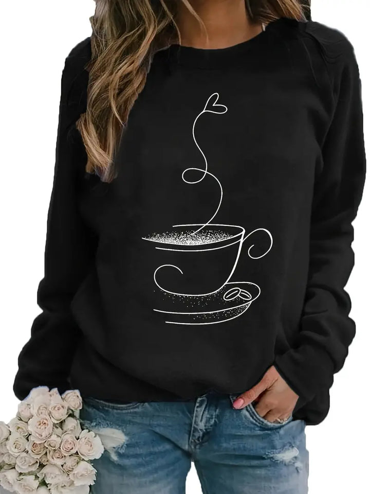 Lune London | Cozy Coffee Graphic Sweatshirt