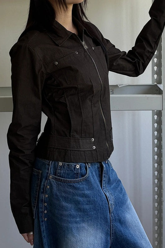 Lune London | Up Solid Color Utility Jacket