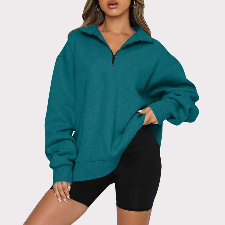 Lune London | Sweatshirt with collar for women