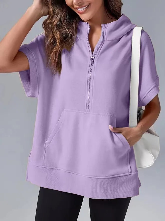 Lune London | Casual Short Sleeve Hoodie