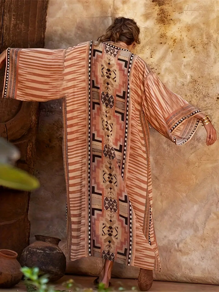 Lune London | Boho Kimono In Plus Size with Ties