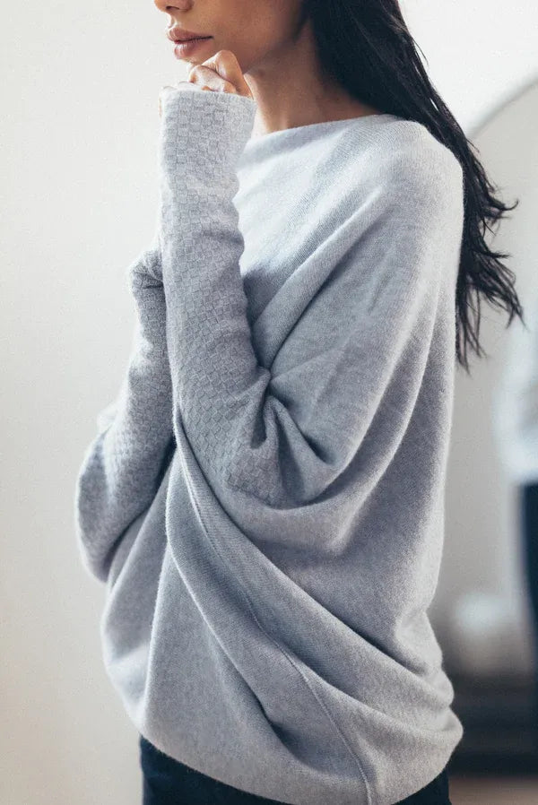 Lune London | Asymmetrical Draped Pullover