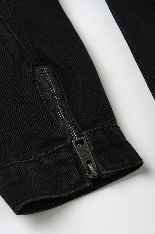 Lune London | Black Denim Trucker Jacket