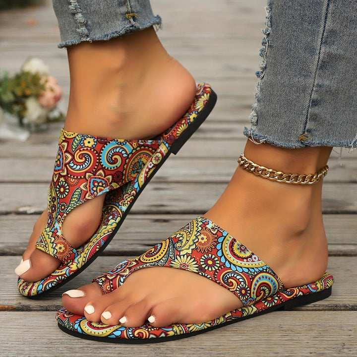 Lune London | Floral Flip Flops for Women