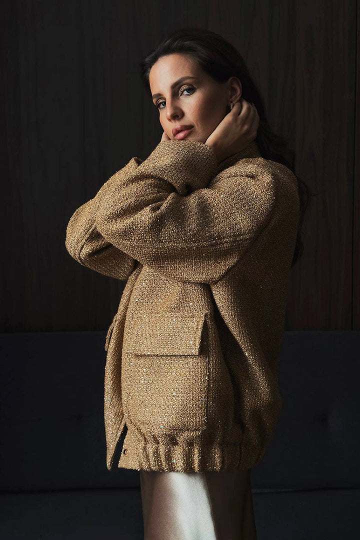 Lune London | Stand-up collar pocket jacket