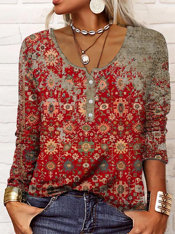 Lune London | Elegant Pullover with Aztec Pattern
