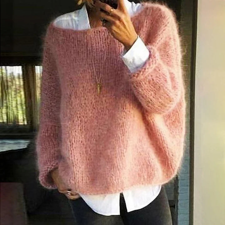 Women’s Oversized Mohair Pullover – Soft & Luxurious | Lune London