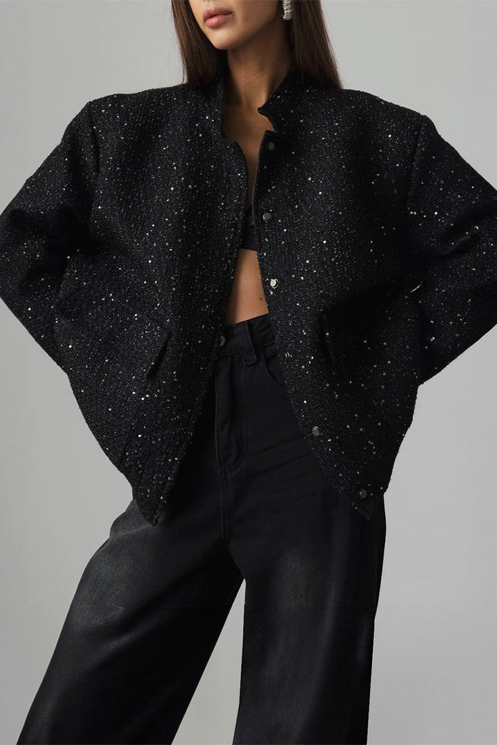 Lune London | Stand-up collar pocket jacket