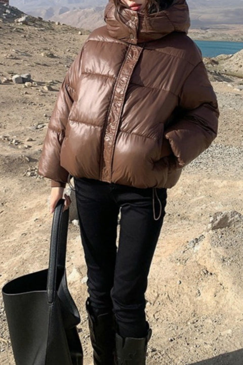 Lune London | Plush-lined oversized puffer jacket