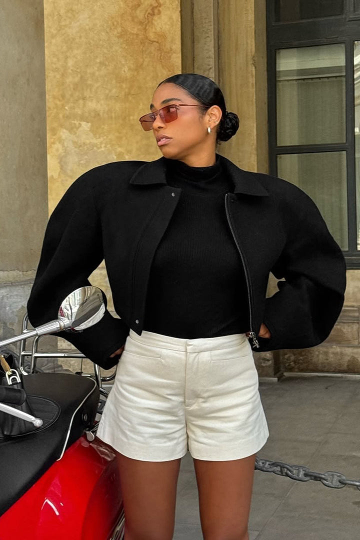 Lune London | Wool Zip Front Jacket