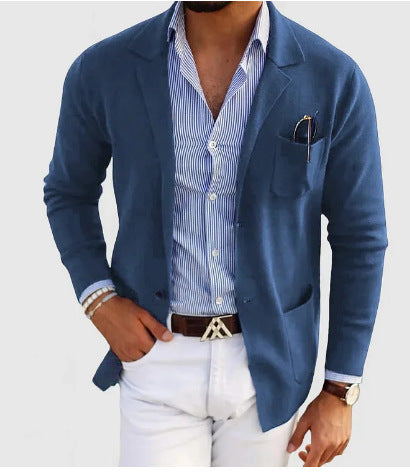 Lune London | Printed casual jacket with double button for men