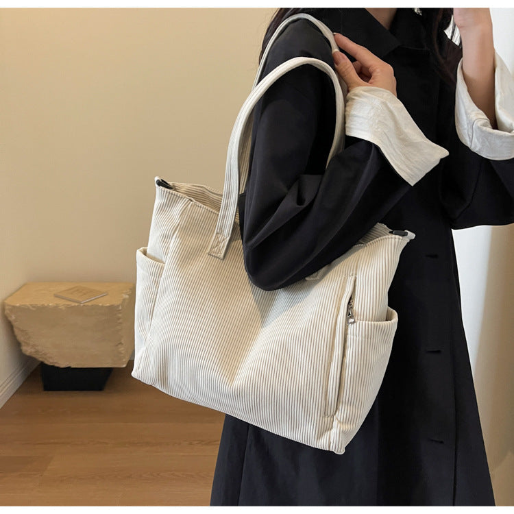 Lune London | Student Tote Cord Bag